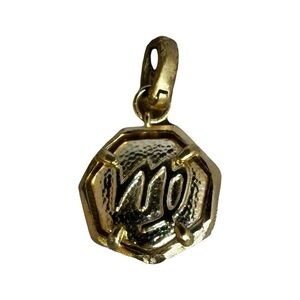 Gold and Silver Zodiac Pendant